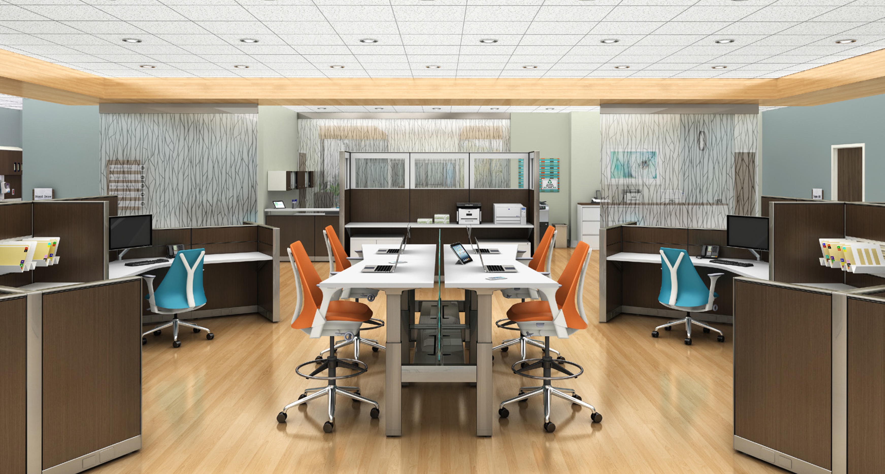 医院家具|护士站|办公家具|球友会（中国）家具|Ethospace 护士站